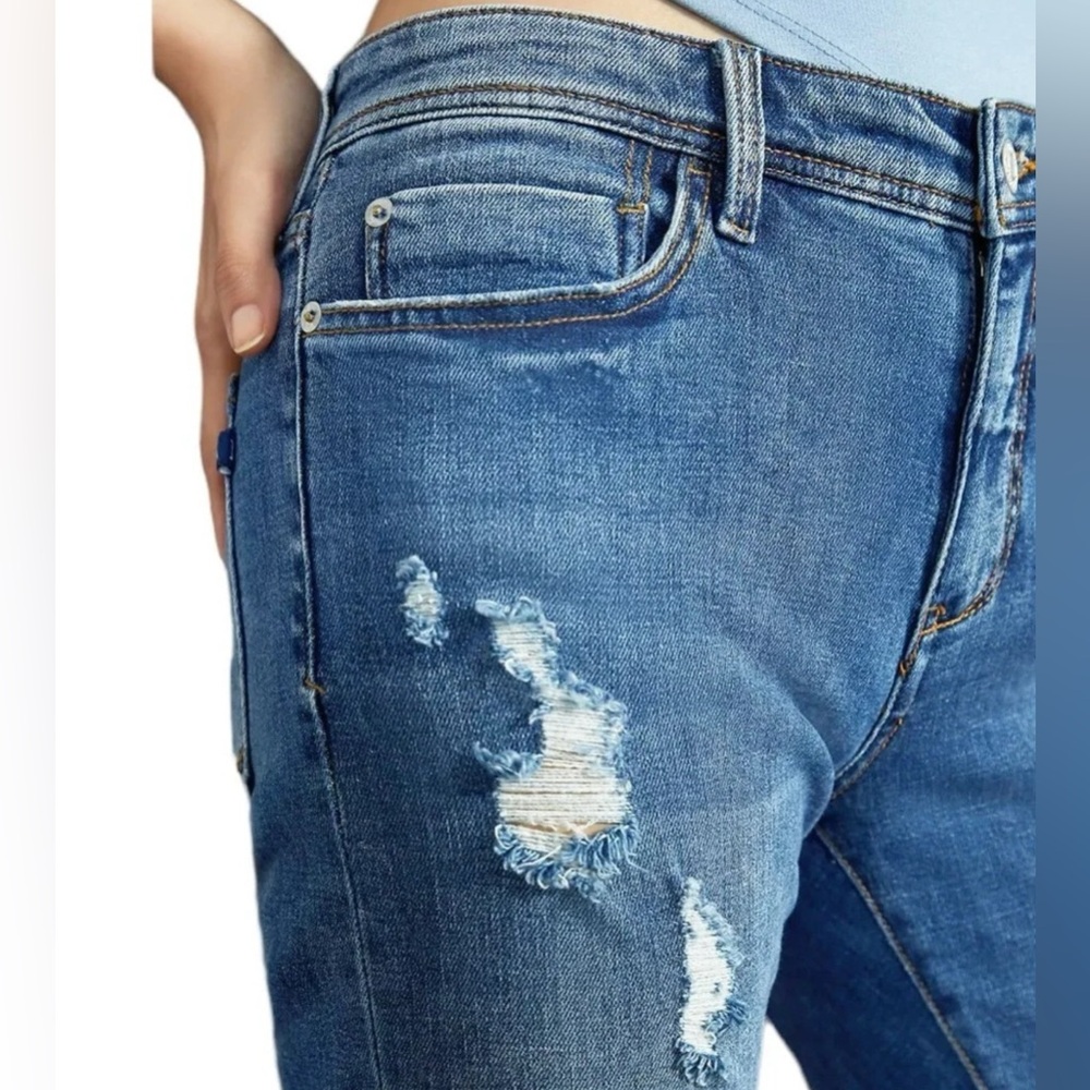 Anthropologie Pilcro The Slim Boyfriend Distressed size 28
